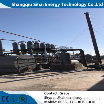 Waste Plastic Oil Distillation Plant With CE